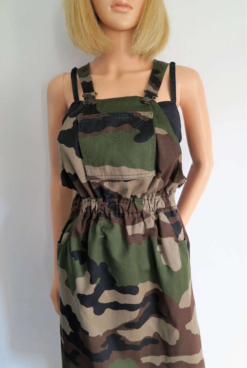 army dungaree dress