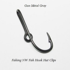 Lucky J-Hook - fishing Hooks Hat Pins Tie Clips for Fishing Hat Hook Clip  Gold Black Fish Hook Hat Clip Fish Hooks for Hat – J-Baits Australia