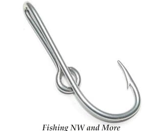 Fishing Hook for Cap Bill or Brim - White Powder Coated Fish Hook - Hat Pin  - Tie Clasp - Money Clip - Etsy