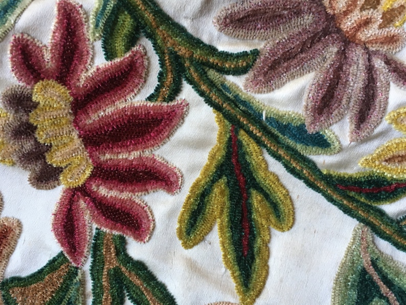 Incredible 18th Century hand embroidered antique French silk | Etsy