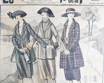 1920 fashion magazine, Le Petit Echo de la Mode