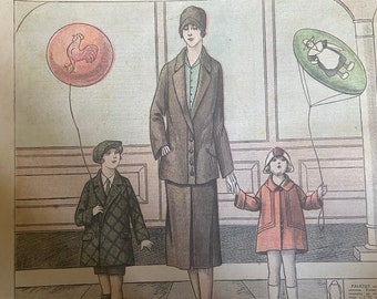 1920 fashion magazine, Le Petit Echo de la Mode