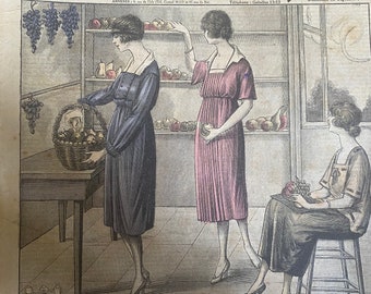 1920 fashion magazine, Le Petit Echo de la Mode