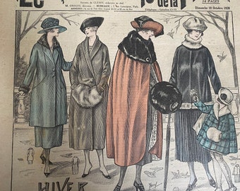 1920 fashion magazine, Le Petit Echo de la Mode