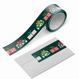 White Elephant Washi Tape | Scrapbook Washi Tape | Christmas Washi | Journal Washi Tape | Aesthetic Tape | Presents | Gifts