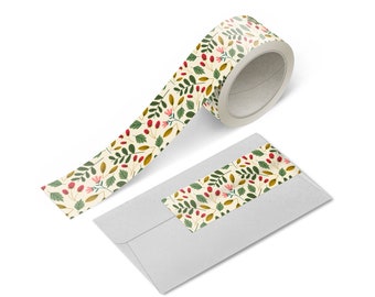 Overgrown Washi Tape | Scrapbook Washi Tape | Journal Washi Tape | Aesthetic Tape | Floral Washi | Flower Washi