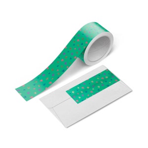 Party Washi Tape | Scrapbook Washi Tape | Celebration Washi | Gold Foil Washi | Journal Washi Tape | Aesthetic Tape | Japanese Tape |