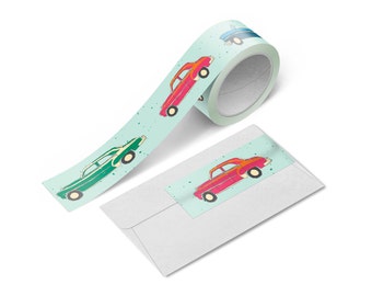 Nastro washi per auto d'epoca: nastro per diario di viaggio su strada