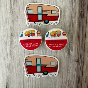The Open Road Bündel | Camper Vinyl Aufkleber | Reise Washi Tape | Japanisches Klebeband | Wasserfester Aufkleber | Bündel