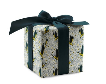 Bird Wrapping Paper: Wingspan Goose Pattern, USA Printed