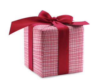 Pink Sketchy Plaid Wrapping Paper: Whimsical Gift Wrap Sheets
