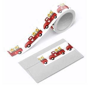 Sunflower Truck Washi Tape: Special Delivery 15mm x 10m