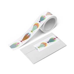 Bug Washi Tape | Insect Washi Tape | Moth Washi Tape | Masking Tape | Japanese Tape | Insect | Nature Tape | Scrapbook Tape | Journal Tape