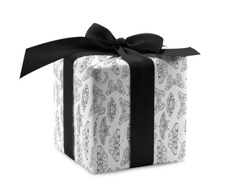 Butterfly Gift Wrap Sheets: Floral Insect Wrapping Paper
