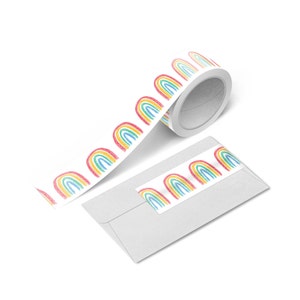 Rainbow Washi Tape | Rainbow Washi | Colorful Washi Tape | Masking Tape | Japanese Tape | Ascetic Tape | Stationery Tape | Journal Tape