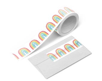 Regenbogen Washi Tape | Regenbogen Washi | Buntes Washi Tape | Masking Tape | Japanisches Tape | Ascetic Tape | Schreibwaren Tape | Journal Tape