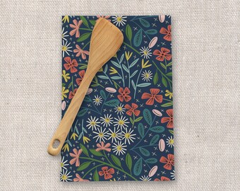 Overflow Garden Tea Towel | Linen Tea Towel | Housewarming Gift | Kitchen Towel | Decorative Towel | Kitchen Hand Towel