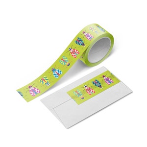 Bug Washi Tape | Insect Washi Tape | Moth Washi Tape | Masking Tape | Japanese Tape | Insect | Nature Tape | Scrapbook Tape | Journal Tape