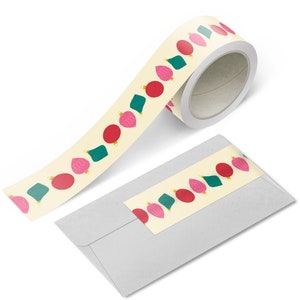 Retro Glam Washi Tape | Scrapbook Washi Tape | Vintage Ornament Washi | Christmas Washi | Journal Washi Tape | Aesthetic Tape