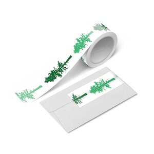 Tree Washi Tape | Scrapbook Washi Tape | Forest Washi | Mountain Washi | Journal Washi Tape | Aesthetic Tape | Japanese Tape