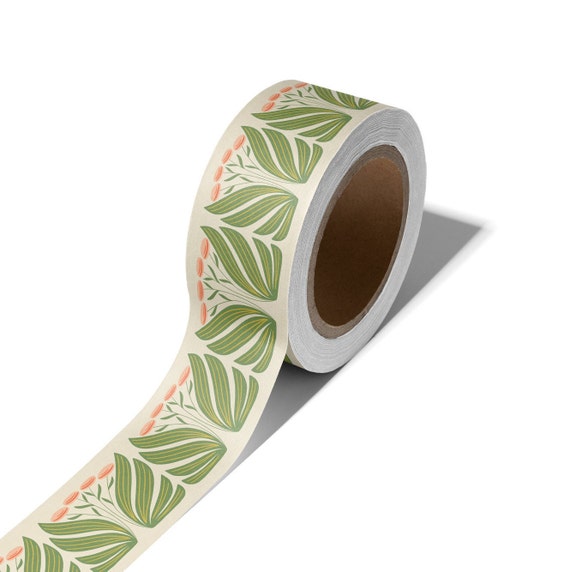 Blooming Washi Tape Garden Masking Tape 2.5 Inch Washi Tape Wide Tape  Flower Washi Scrapbook Journal Japanese Tape 