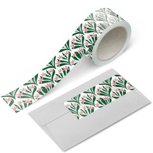 Hello Friend Washi Tape | Scrapbook Washi Tape | Journal Washi Tape | Aesthetic Tape | Floral Washi | Flower Washi
