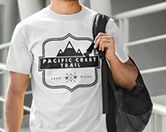 Pacific Crest Trail Unisex / Herenshirt, PCT Shirt, Wandelcadeau, PCT cadeau, Bergshirt, Wandelshirt, Backpackshirt, Camping shirt