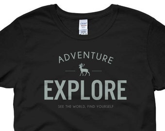 Adventure Shirt, Womens Shirt, Travel Shirt, Wanderlust Shirt, Outdoors Shirt, Nature Shirt, Hiking Shirt, Camping Shirt, Travel Gift, Tee