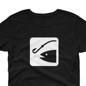 Fishing Symbol, Women's Shirt, Fishing Shirt, Fishing Shirts, Fishing Gift, Fisherman Gift, Angler, Gift for Fisherman, Outdoors Woman Gift