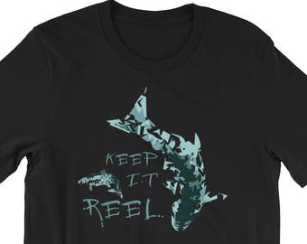 Keep it Reel, Funny Fishing Shirt, Men's Fishing Shirt, Fishing Shirts, Fishing Gift, Fisherman Gift,Fishing T Shirt, Fishing tshirt, Angler