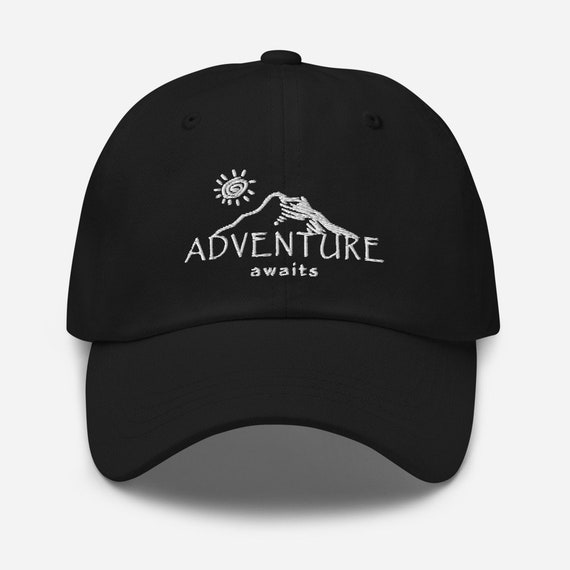 Adventure Hat, Baseball Hat, Ball Cap, Outdoors Hat, Outdoorsmen Hat, Nature Hat, Travel Hat, Camping Hat, Hiking Hat, Mountain Hat, Gift