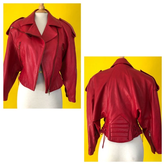 Genuine Leather 80s Michael Hoban Vintage Motorcyc
