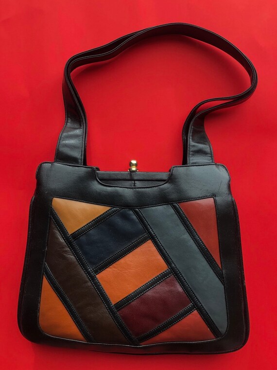 Color Block Vintage Purse