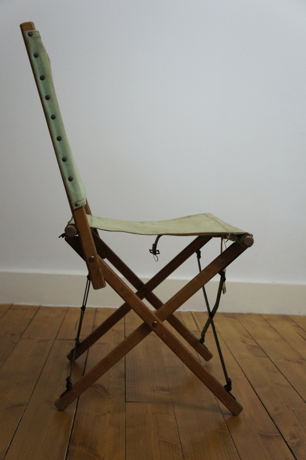 Vintage RAF WW2 Officer Folding Canvas Chair British Army Etsy