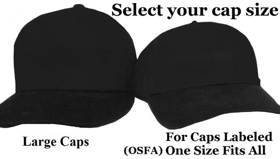 One size fits all caps Clearance