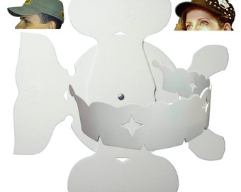 SHAPERS IMAGE - Pack combo d'inserts enveloppants pour casquettes et dômes militaires