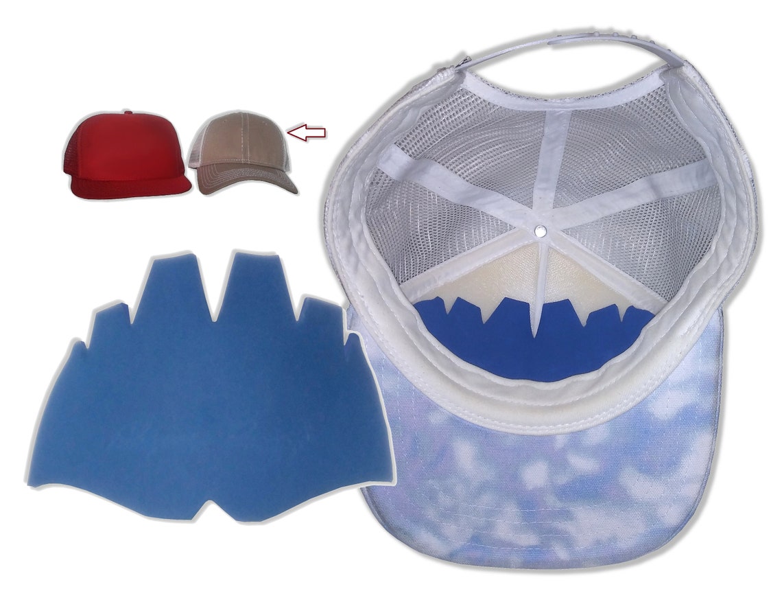 3Pk. Designer Mesh Cap Inserts Crown Inserts Hat Shaper Etsy