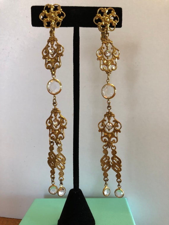Miriam Haskell Ear Drops