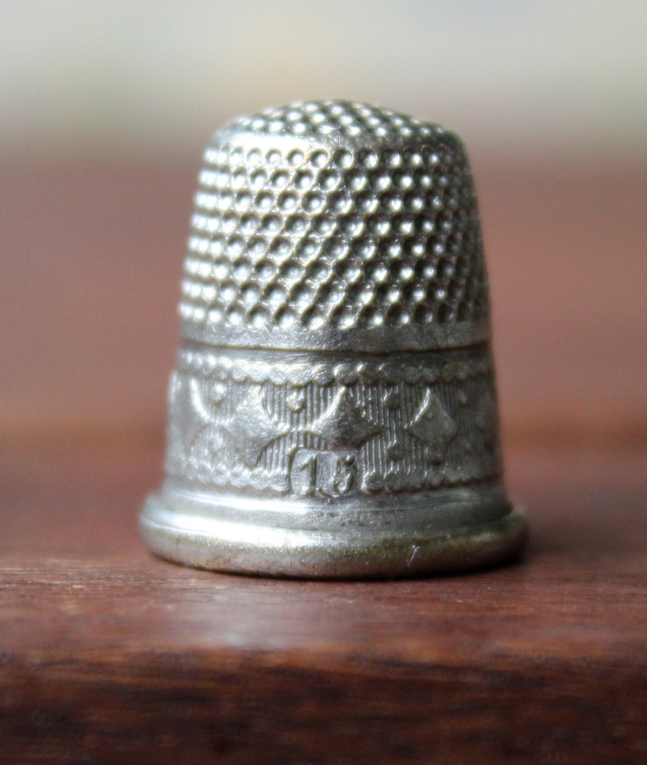 Vintage thimbles a set of 4 base metal and silver Etsy