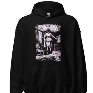 Multiverse Unisex Hoodie: Grunge Streetwear Pullover