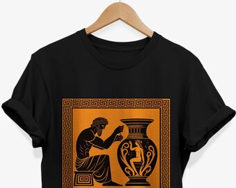 Myth of Pandora Greek T-shirt, Divine Feminine Mythology Graphic Tee, Hellenic Female Gifts