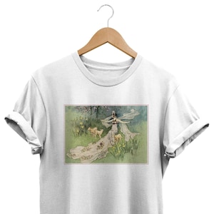 Vintage Garden Shirt, Vintage Tee, Cottagecore T-shirt, Grunge Fairycore Clothing, Naturecore T Shirt, Aesthetic Clothes, Retro Outfit
