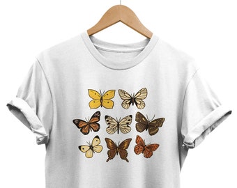 Vintage Butterfly T-Shirt, Grunge Fairycore Graphic Tee