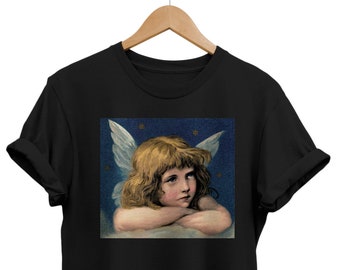 Renaissance Angel T-shirt: Soft Grunge Angelcore Clothing