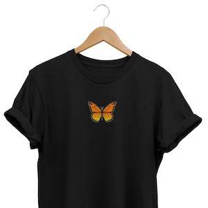 Aesthetic Butterfly Shirt, Grunge Clothes, Grunge Fairycore Clothing, Cottagecore Tshirt, E-girl Clothes, Alternative Fashion, Edgy Outfit