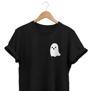 Cute Ghost shirt, spooky shirt, ghost clothing gifts, mini ghost tshirt