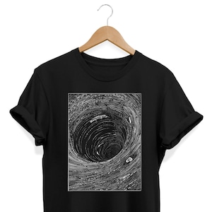 Vortex Shirt, Grunge Clothing, Abstract Shirt, Artsy Tee, Geometric Top, Modern Art, Artistic Gift, Casual Streetwear, Aesthetic Clothing