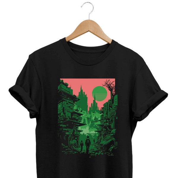 Dystopic Reality Tshirt, Grunge Clothing, Alternative Shirt, Surrealist Clothes, Edgy Apparel, E-Boy Tee, E-Girl Outfit, Apocalipse Tshirt