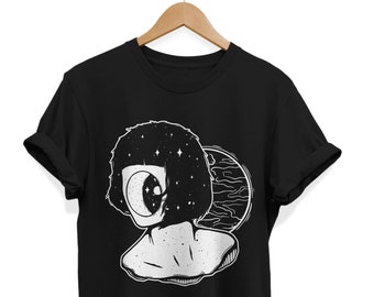 Galaxy Girl Graphic Tee: Alternative E-girl E-boy Clothing