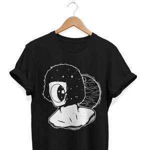 Galaxy Girl Shirt, Alternative Clothing, Grunge Clothes, Aesthetic T-Shirt, Edgy Apparel, E-girl Tee, E-boy Gift, Graphic Tee, Emo Outfit